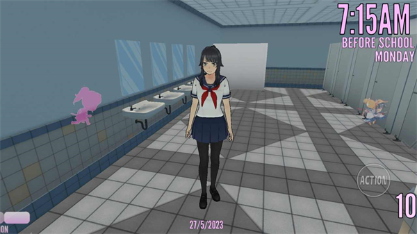 病娇模拟器 (yandere simulator)手游app截图